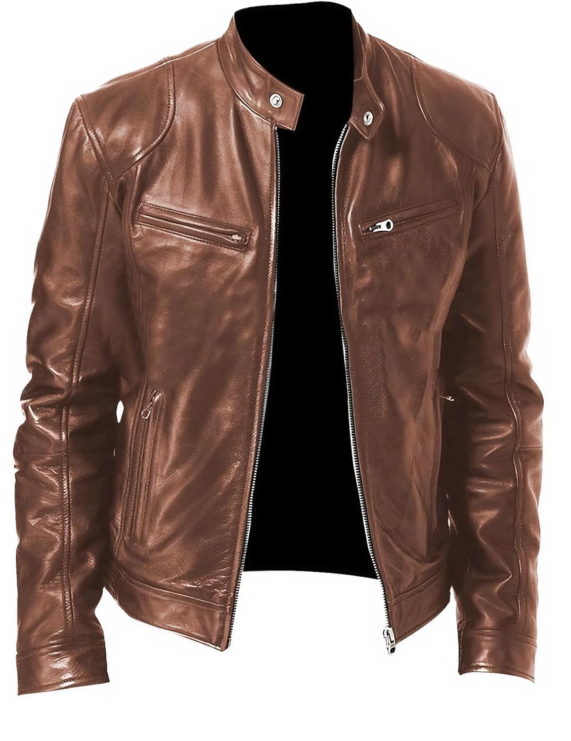 WSLCN Jaqueta masculina de couro sintético, jaqueta bomber em promoção! Veja a oferta e mais achadinhos de Jaquetas & Casacos 4 Hoje é o melhor dia para comprar WSLCN Jaqueta masculina de couro sintético, jaqueta bomber com aquele preço maroto! Promoção! Aproveite a oferta! 4