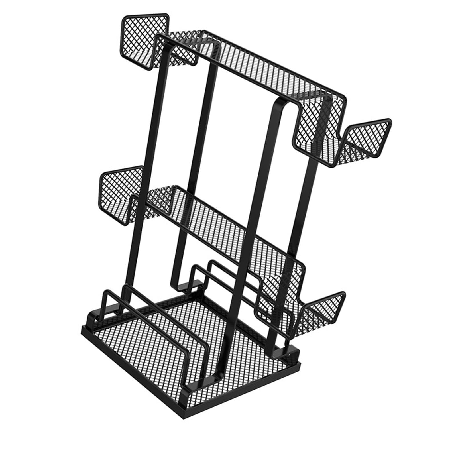 Gaming Headset Stand Mobile Phone Holder Carbon Steel Headphone Holder Stand Black-image-48