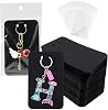 ZYNERY 100 PCS Keychain Display Cards