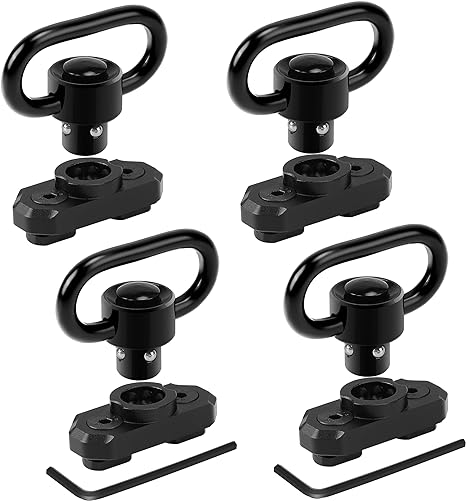 QD Sling 1.25 inch quick release sling swivels with anti-rotation mount and 45 degree lock positions