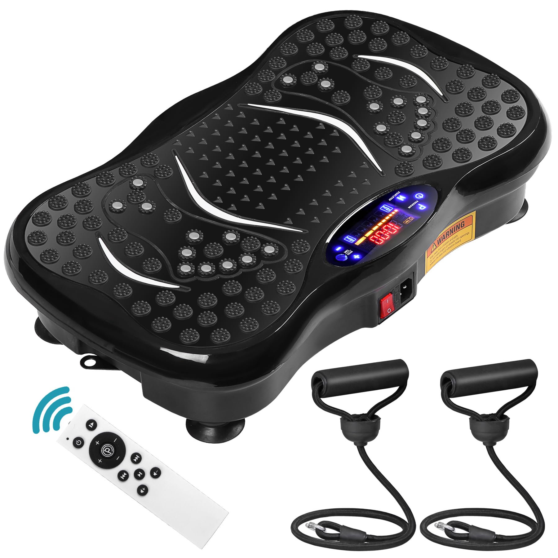 Macchina di esercizio della piastra di vibrazione, piattaforma di vibrazione per l'allenamento di tutto il corpo, drenaggio linfatico, macchina di supporto di vibrazione Power Waver per la perdita di