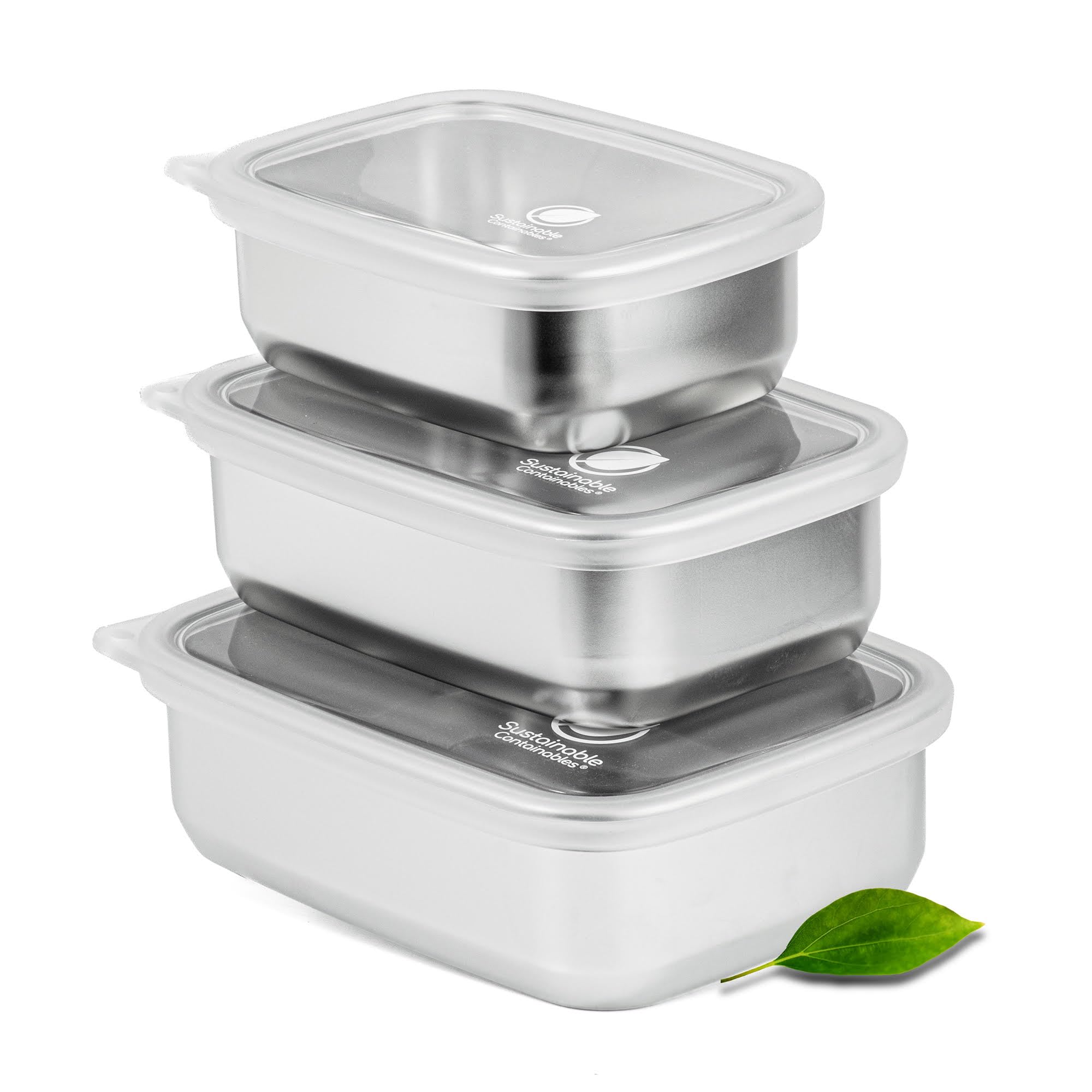 Sustainable Containables Stainless Steel 3-Pack