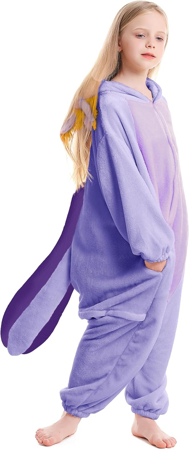 ATOZ Unisex Children Animal Axolotl Onesie, Halloween Costume Pajamas Christmas Cosplay Sleepwear For Boys Girl - Image 4