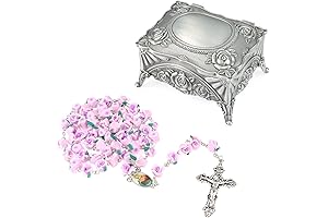 Rosary Box for Girls: An Exquisite Expression of Faith in a Timeless Keepsake