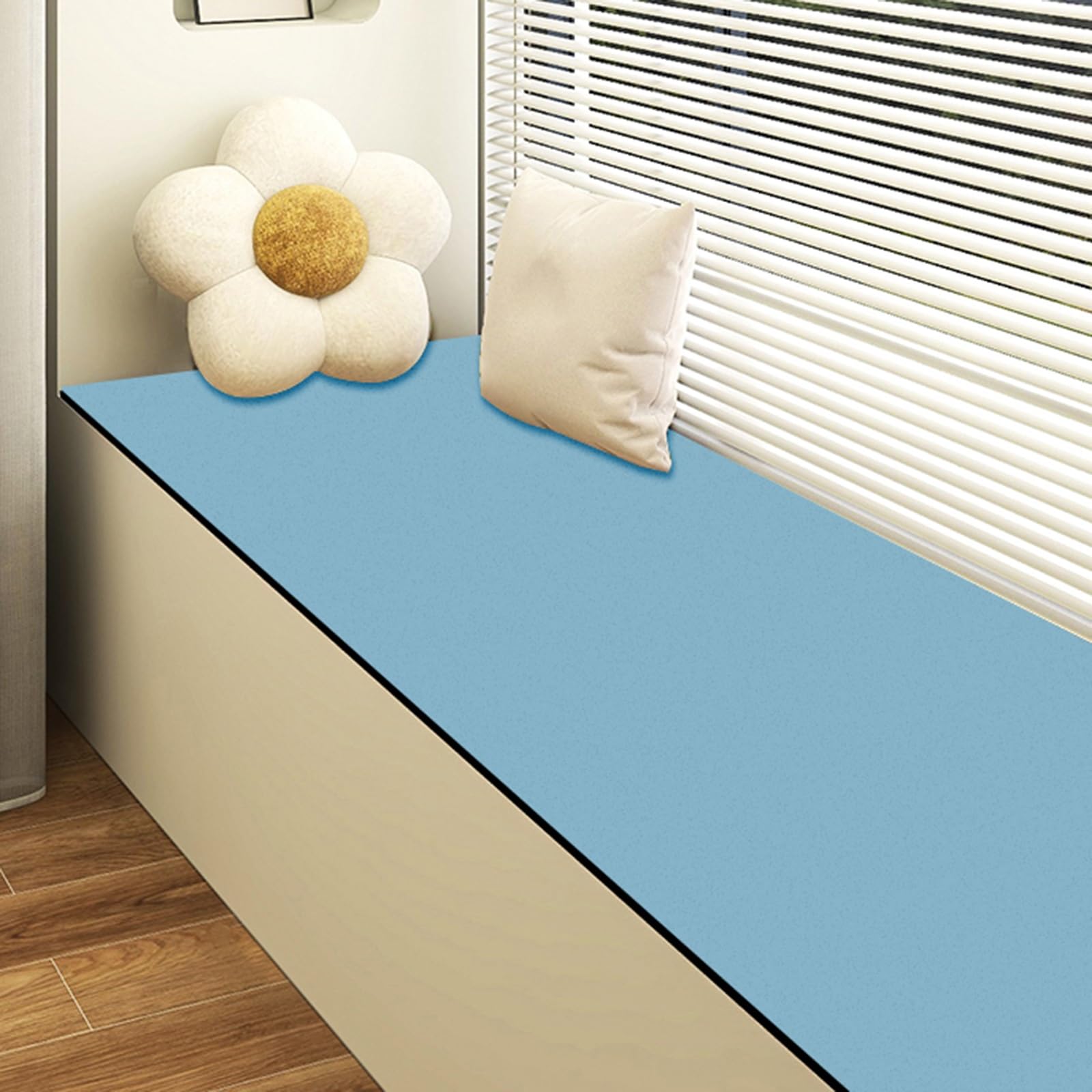 Tapis de protection étanche et anti-poussière pour appuis de fenêtre fins en ciment