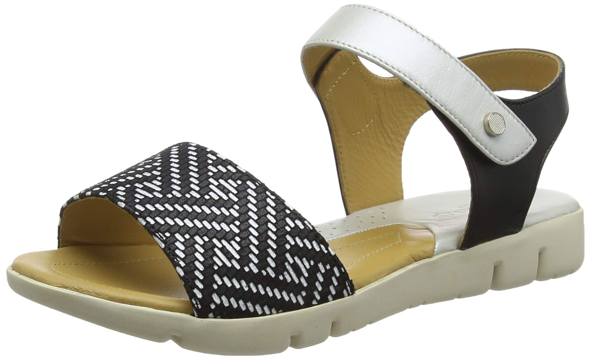 Padders Fushsia, Women’s Open Toe Sandals, Black (Black Combi 38), 7 (40 EU)