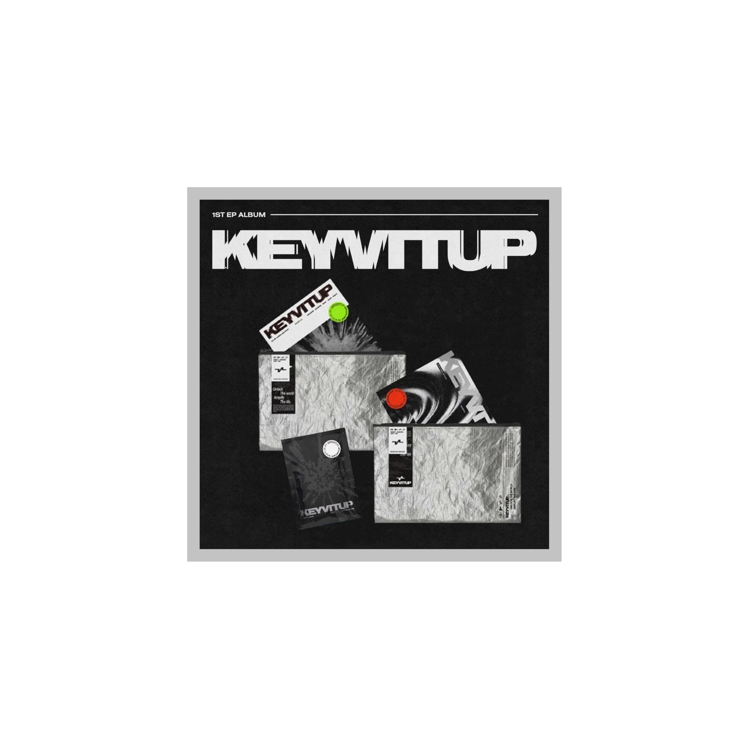 KEYVITUP 1er album EP de collection pack duo version standard et plateforme suivi inclus