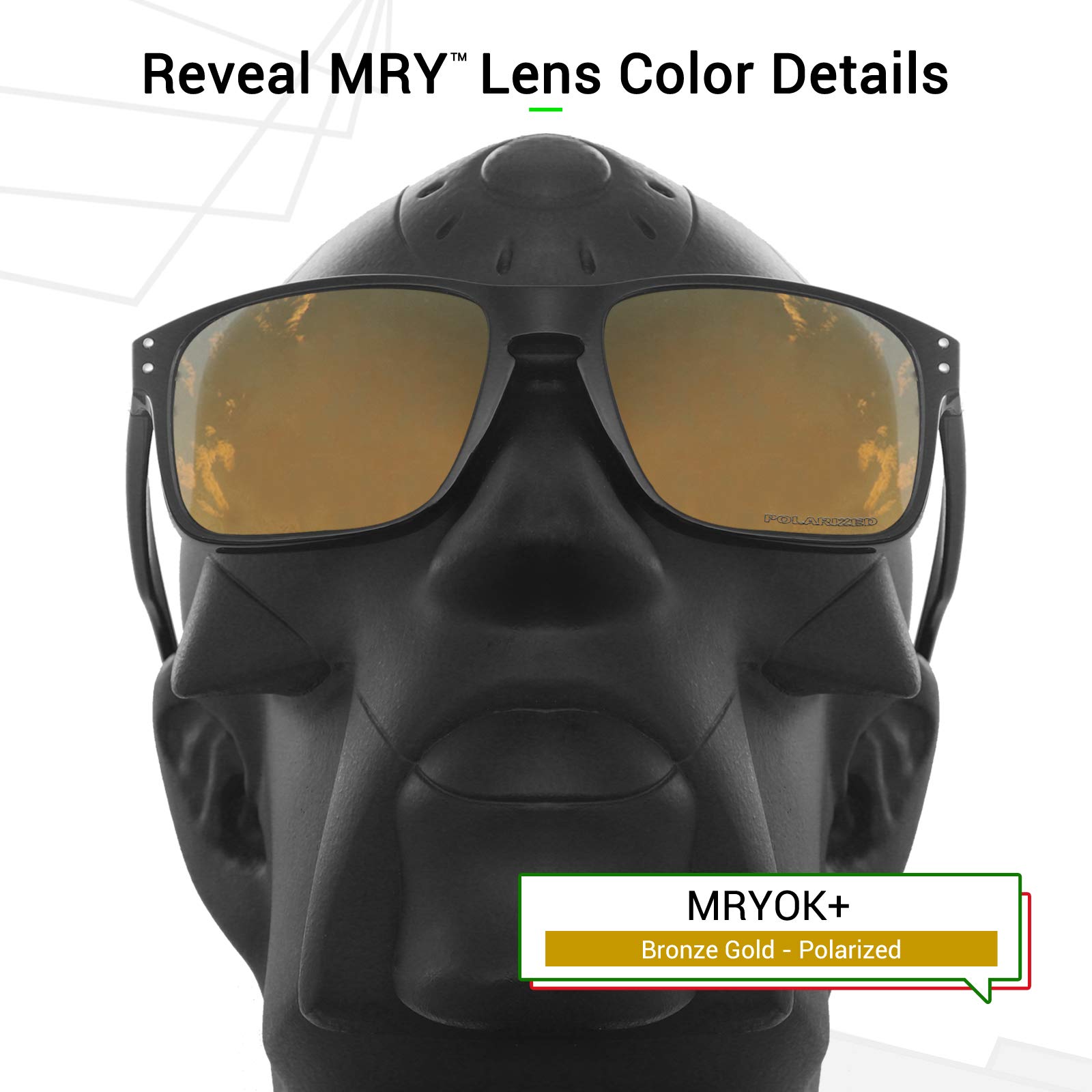 Mryok Ersatzgläser für Oakley TwoFace OO9189 - Options
