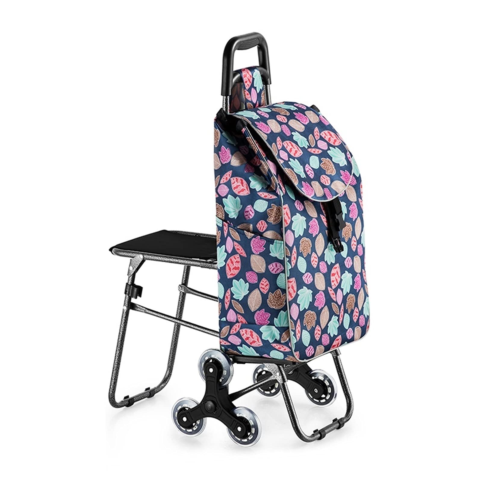 Carrello della spesa per la casa - piccolo carrello leggero per salire le scale con design