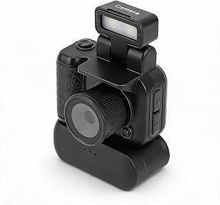 Zopsc Video Camera Camcorder, 1080P HD 1.44in Color Screen Compact DV Camera, Automatic Loop Recording Digital Thumb Video Camera for Travel Vlog Party (Black)