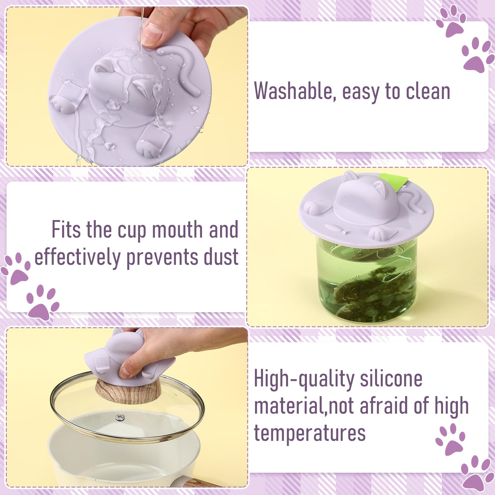 Purple Tea Bag Squeezer - Keep Tea Clean! -3