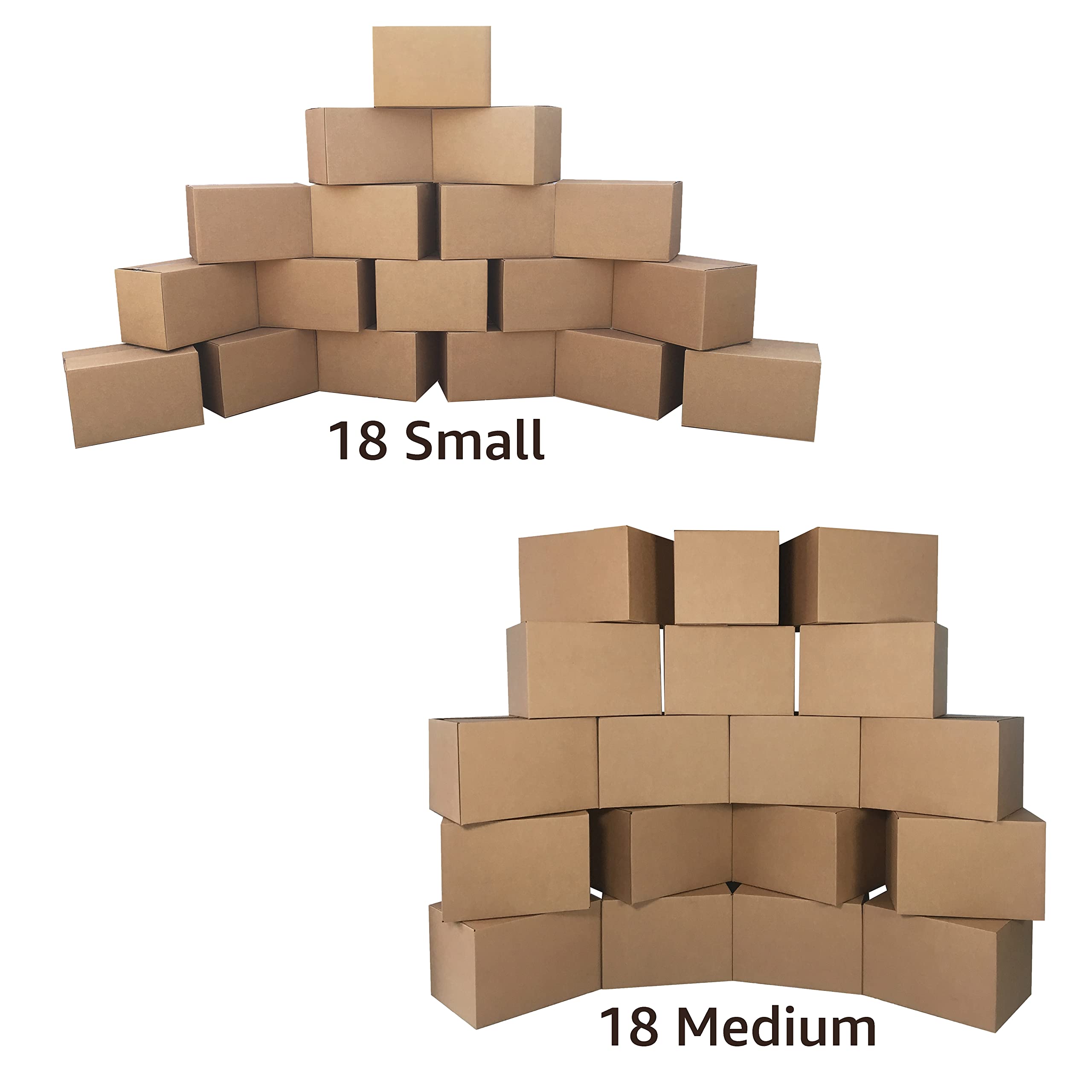 Snapklik.com : Basic Moving Boxes Kit #2, 2-3 Bedroom Kit, Small ...