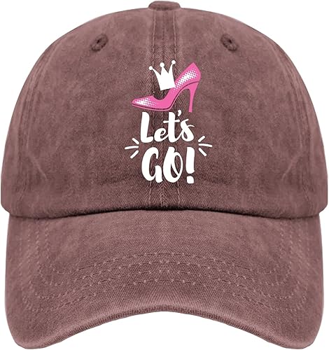 devor Dad Hats Let's go Girls Dad Hat, Graphic Caps for Men