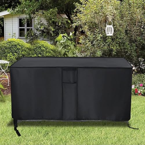 Miniatura 5 de Keter Westwood - Funda para caja grande de resina de 150 galones, cubierta de caja de almacenamiento para muebles de patio, impermeable, a prueba de