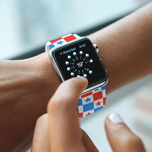 Vista 84 de Holidays - Correa de reloj compatible con Apple Watch de 1.49, 1.57, 1.61, 1.65, 1.65 y 1.73 pulgadas, correa de reloj inteligente de silicona