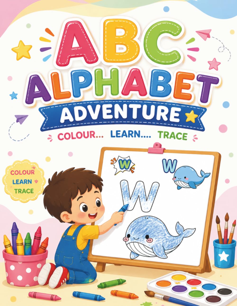 ABC ALPHABET ADVENTURE: COLOUR...LEARN...TRACE