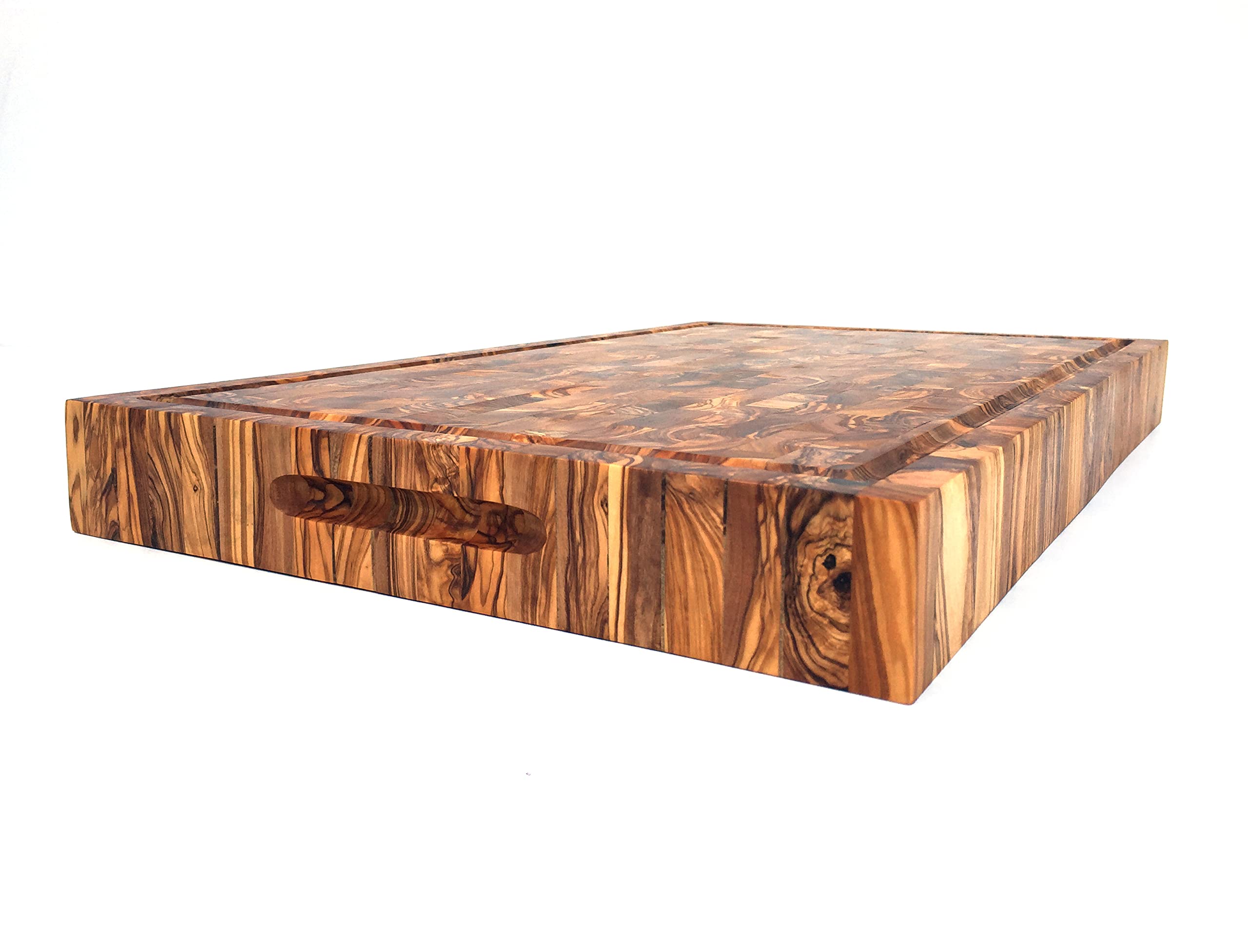 The Bigchef Mosaicmood - Tabla de cortar (rectangular, con surco para jugo, 50 x 30 cm (+/- 1 cm), alta calidad