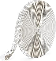 Vista 8 de Tiras autoadhesivas de diamantes de imitación, cinta de diamantes de imitación de 0.079 pulgadas con diamantes de imitación brillantes para teléfono