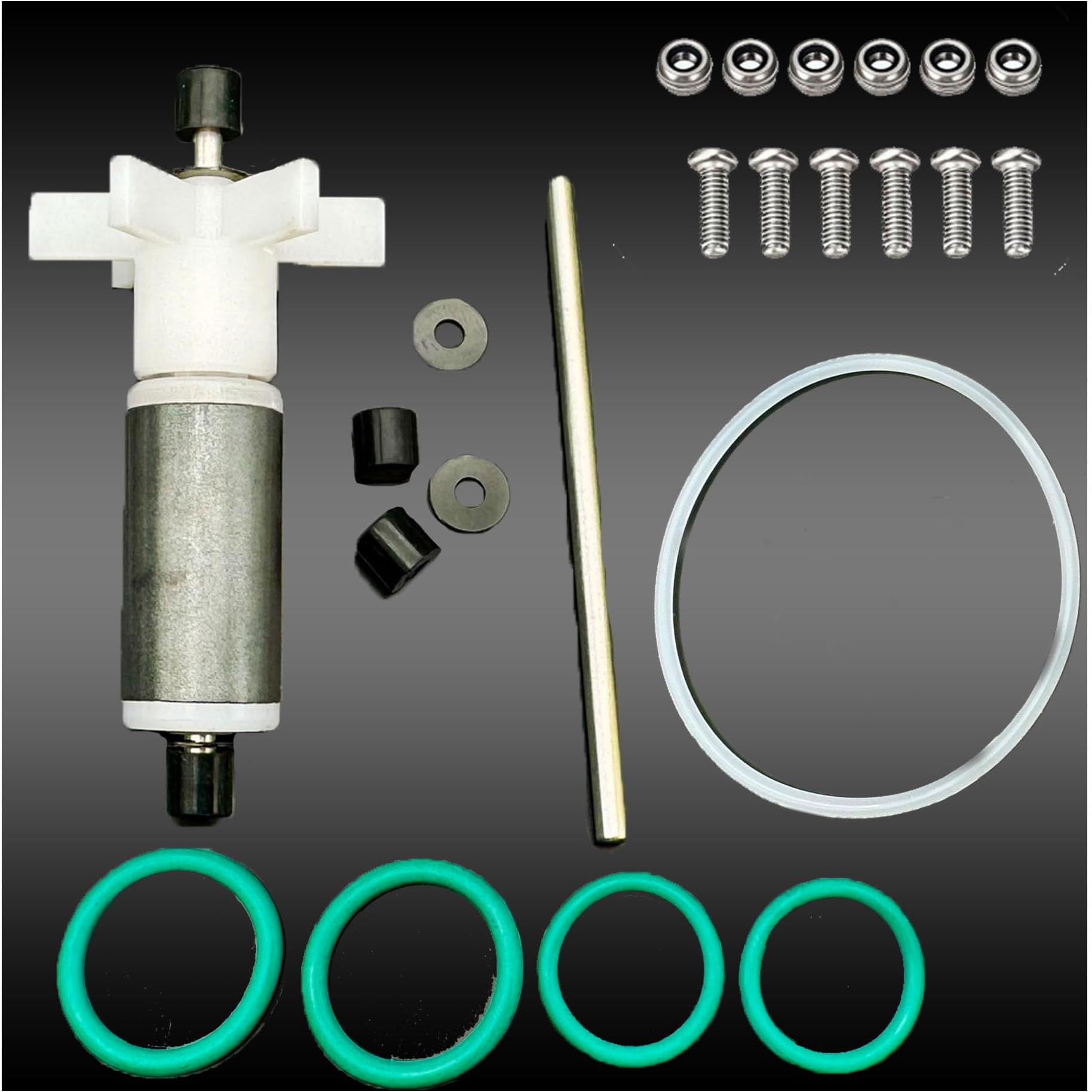 P4071 58113 Replace Bestway Lay-Z-Spa SaluSpa Coleman Hot Tub Water Pump Seal Rebuild Kit with Impeller & Shafts