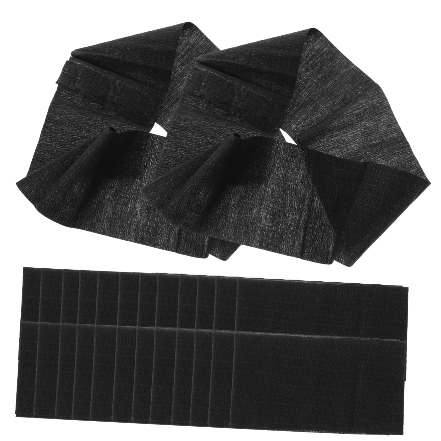 NOLITOY 100pcs Disposable Facial Spa Headbands Comfortable Stretchy Skin Care Hair Straps for Spa Makeup Sauna