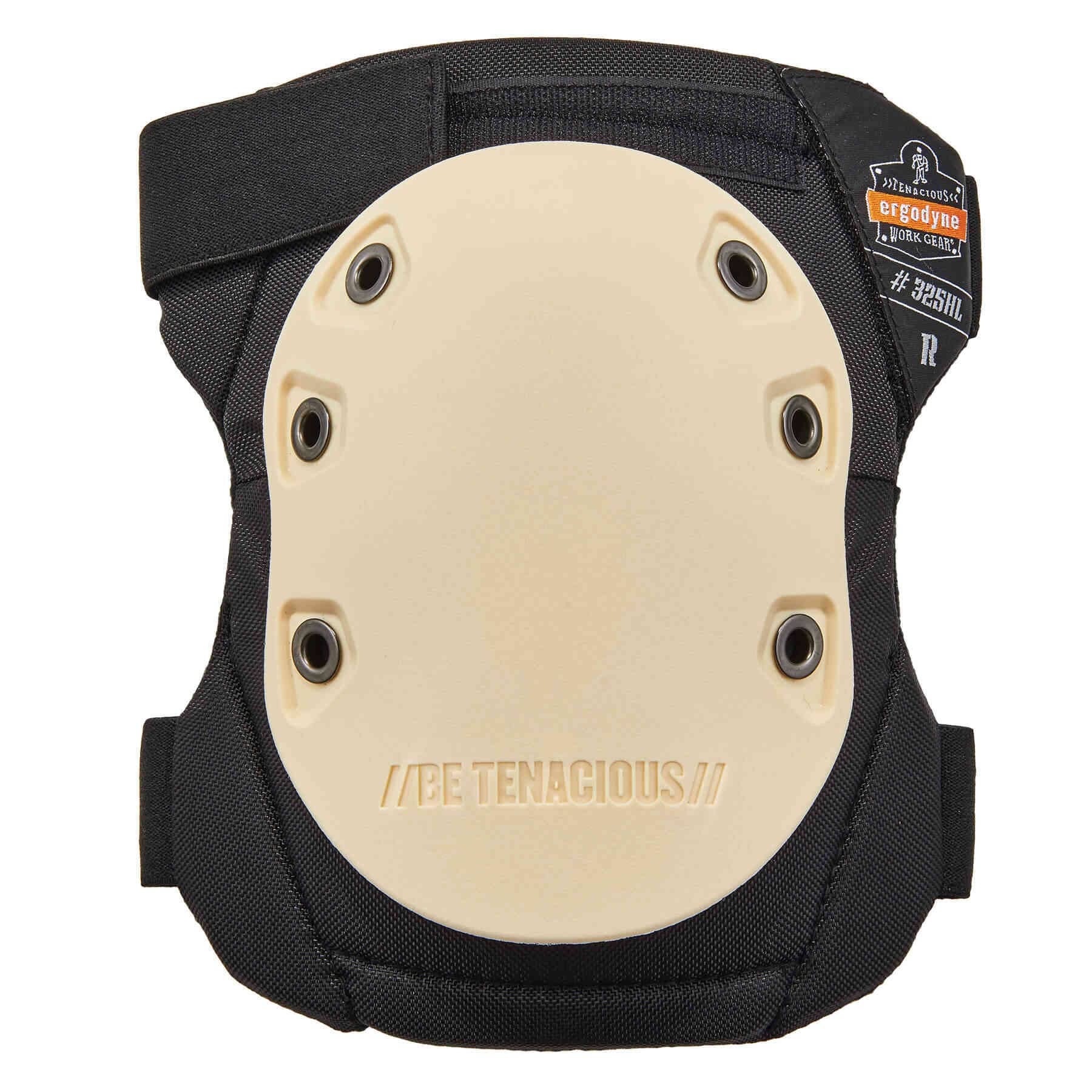 ProFlex 18326, Ginocchiera antiscivolo in gomma, Nero (Tan Cap)