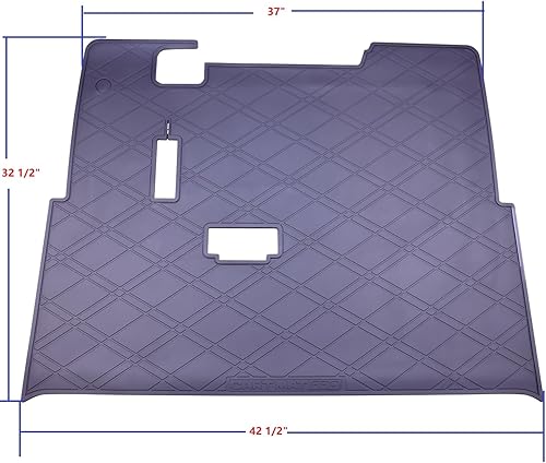 Miniatura 5 de Huskey Parts Company Alfombrilla para carrito de golf, color negro, compatible con EZGO TXT 94+ Express S4 2012-2020 Valor Workhorse