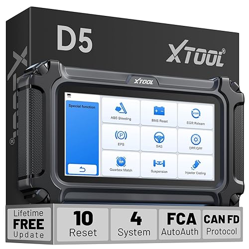 XTOOL D5 Car Code Reader and Reset Tool, Engine ABS
