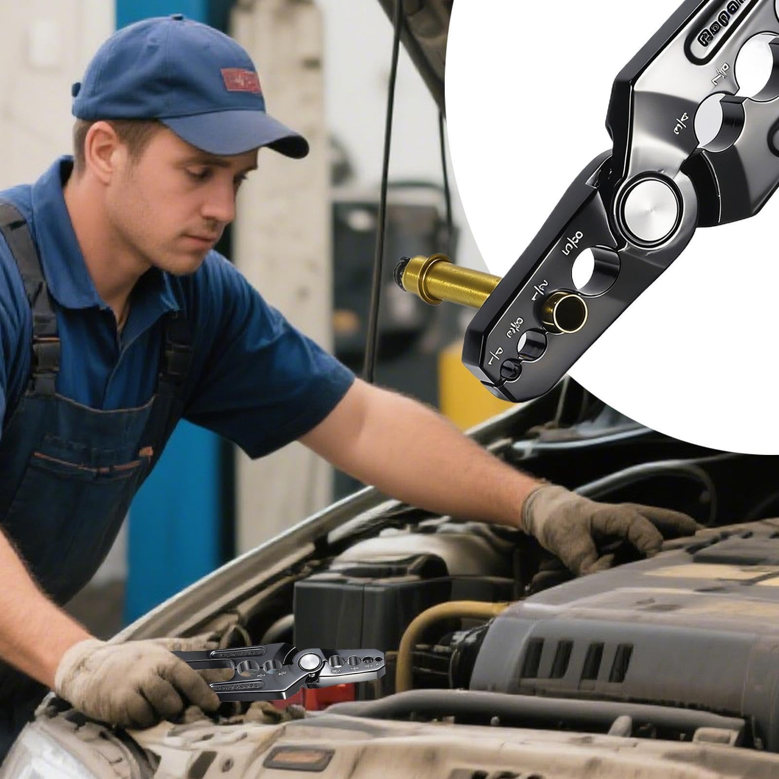 Strumento manuale HVAC del foro 6 del Rounder del tubo di rame della lega