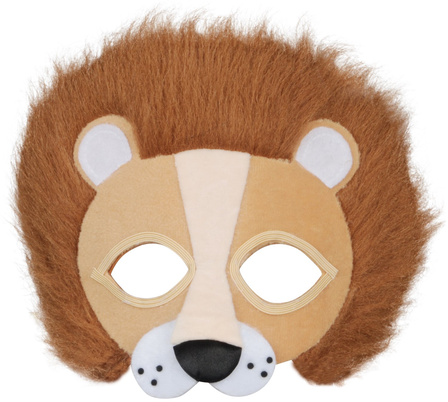 Loftus International King of The Jungle Mighty Lion Half Mask Orange One Size Novelty Item