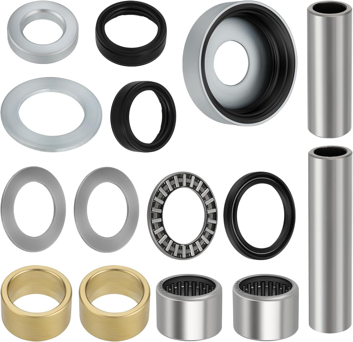 M MATI Swing Arm Bearing Seal Rebuild Kit For Yamaha Raptor 660R YFM660R 2001-2005 5LP-22184-00-00 5LP-22123-00-00