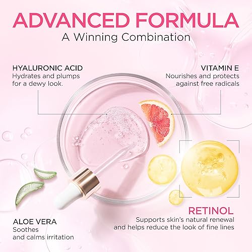 Miniatura 3 de Ember Cloud Suero de Retinol para el Rostro con Ácido Hialurónico, Vitamina E y Aloe Vera Suero Anti-Envejecimiento - Todos los Tipos de Piel -