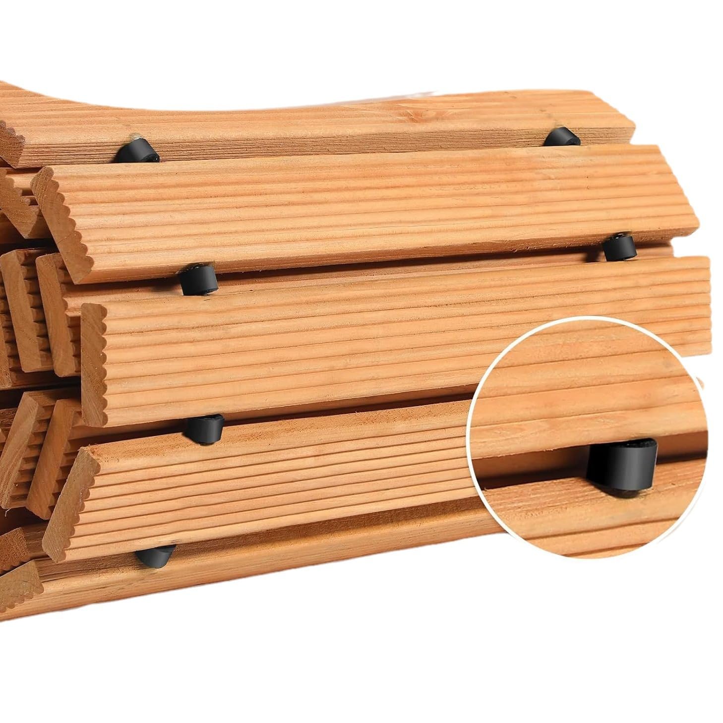 Passerella per Giardino, Camminamento Giardino Esterno, Percorso in Legno, Assi di Legno da Esterno, Robusto e Decorativo, per Prato, Giardino, Posteriore Cortile,4m/13.1ft