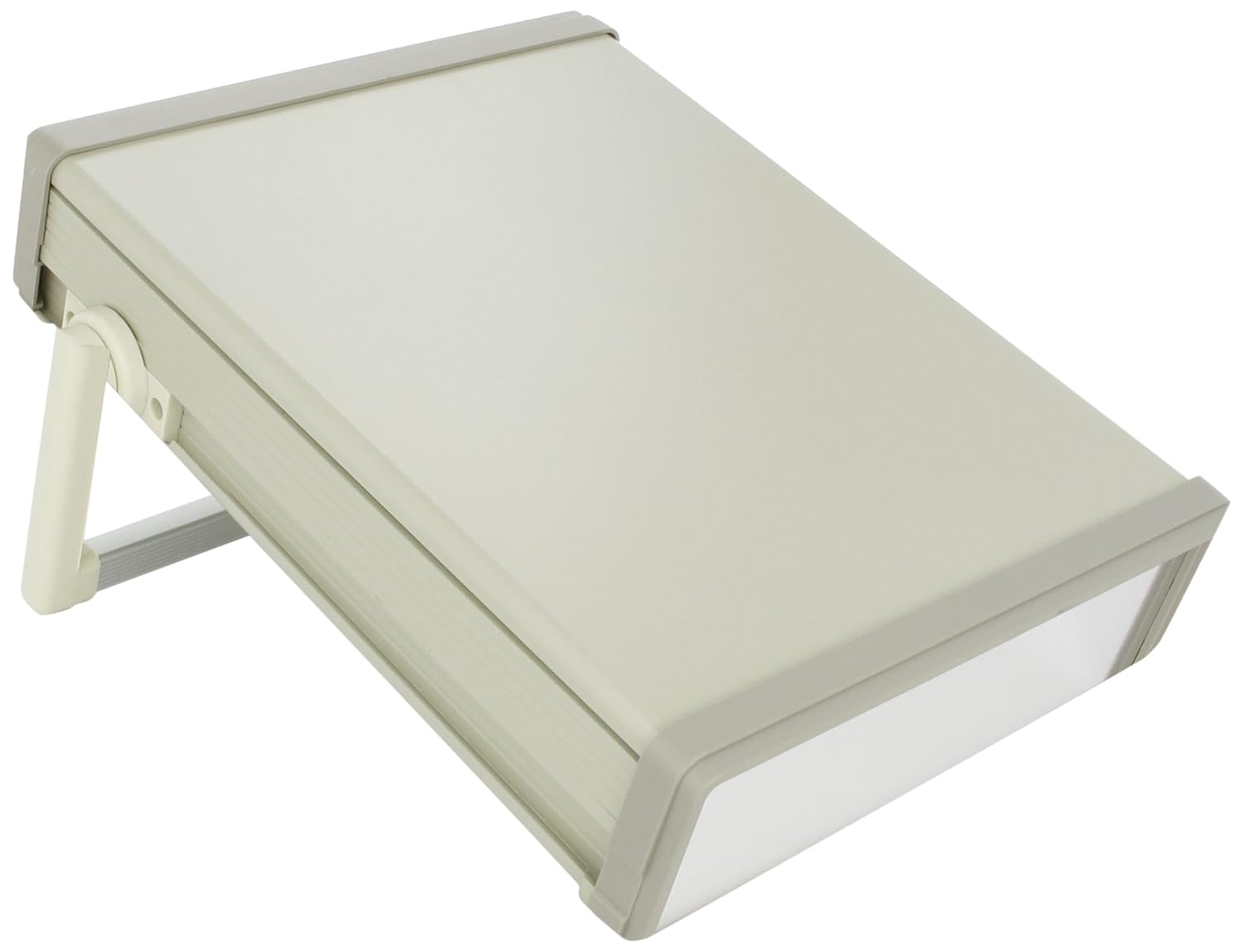 BUD Industries IA-6163 Aluminum Instrument Case with Plastic Front and Rear Bezels 12.93" L x 10.16" W x 4.02" H, Multiple