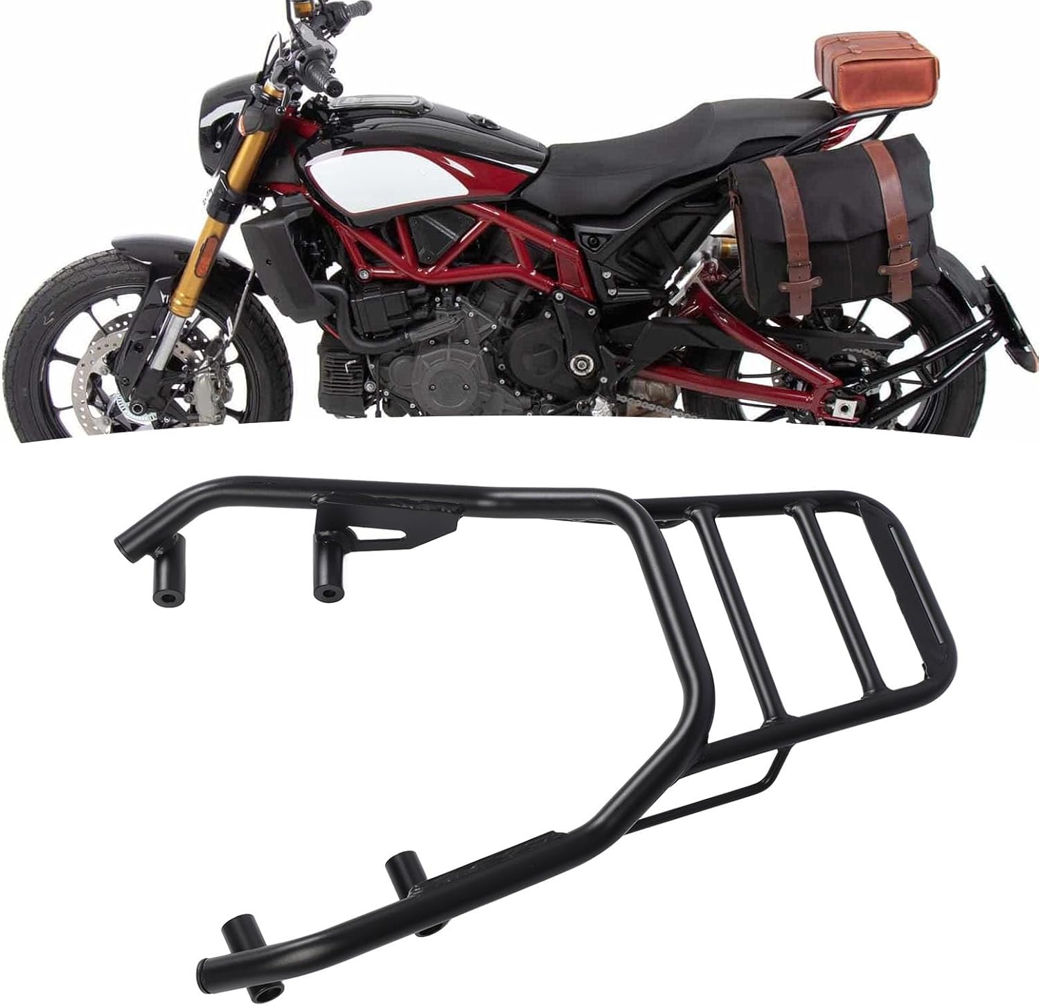 Motorcycle Luggage Rack for Indian FTR1200 2019-2023, Powersports Luggage Racks, Rear Rack, FTR1200 Accessories