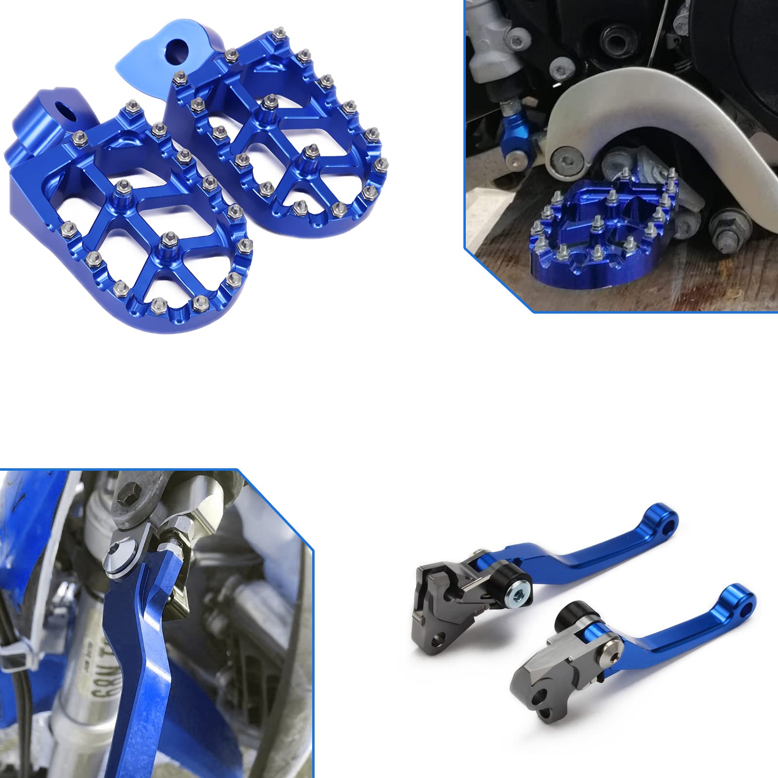 Amazon.com: JFG Racing Motorcycle Foot Pegs & Brake Clutch