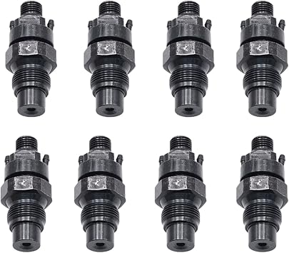 0432217275 8Pcs Fuel Injector Compatible with GM Chevy 6.2L 6.5L Turbo 1989-2001 Diesel Engine Aftermarket Parts Replace OE 0432217255