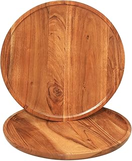 12 Engagement Party Table Decor Ideas That Feel Thoughtful 33 DEVLA Natural Acacia Wooden Charger Plates For Dinner (13x13 Inch) Round...