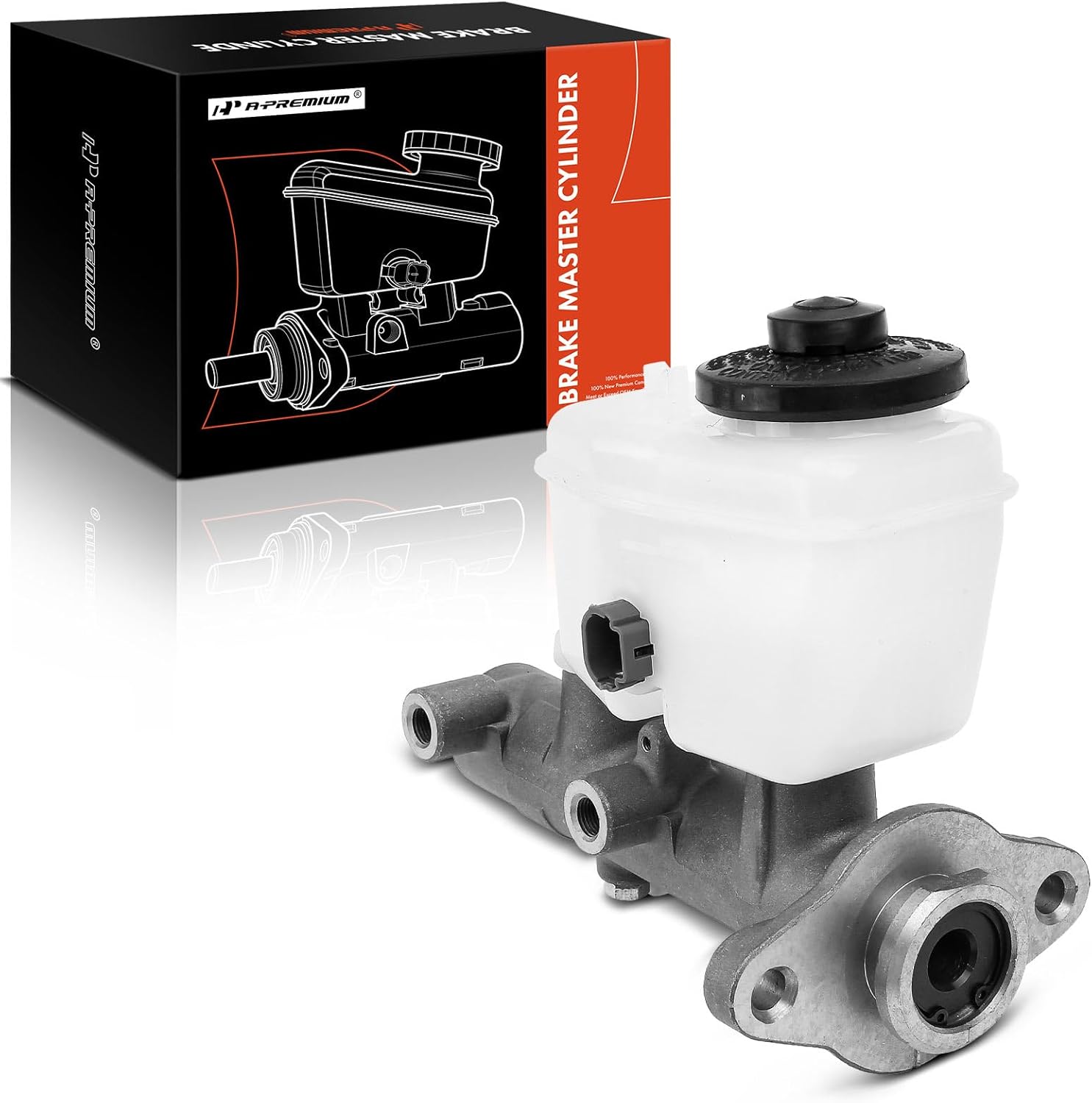 A-Premium Brake Master Cylinder with Reservoir and Sensor Compatible with Toyota Vehicles - 4Runner 1996 1997 1998 1999 2000, Without ABS Brakes