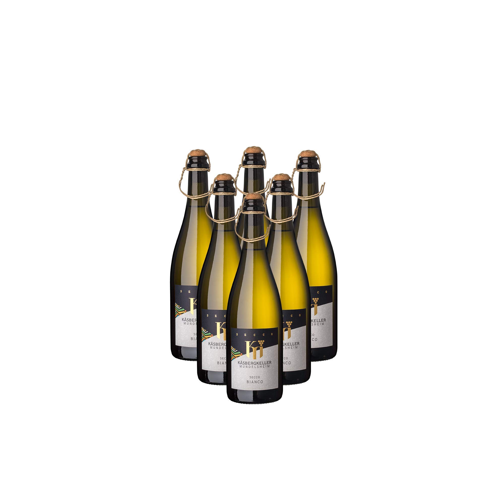 Käsbergkeller Mundelsheim Secco Bianco Deutscher Perlwein (6 x 0.75 l)