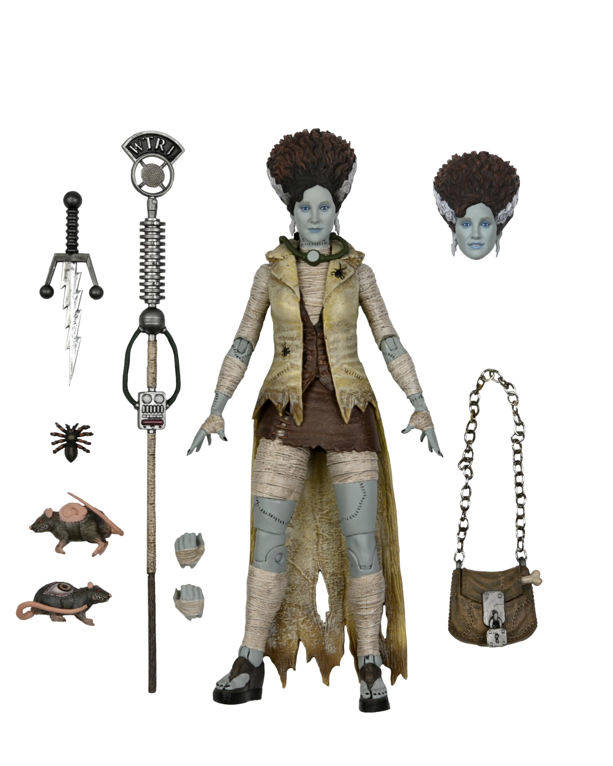 Générique NECA - Universal Monsters vs TMNT - April as the Bride of Frankenstein Ultimate 7" Action Figure