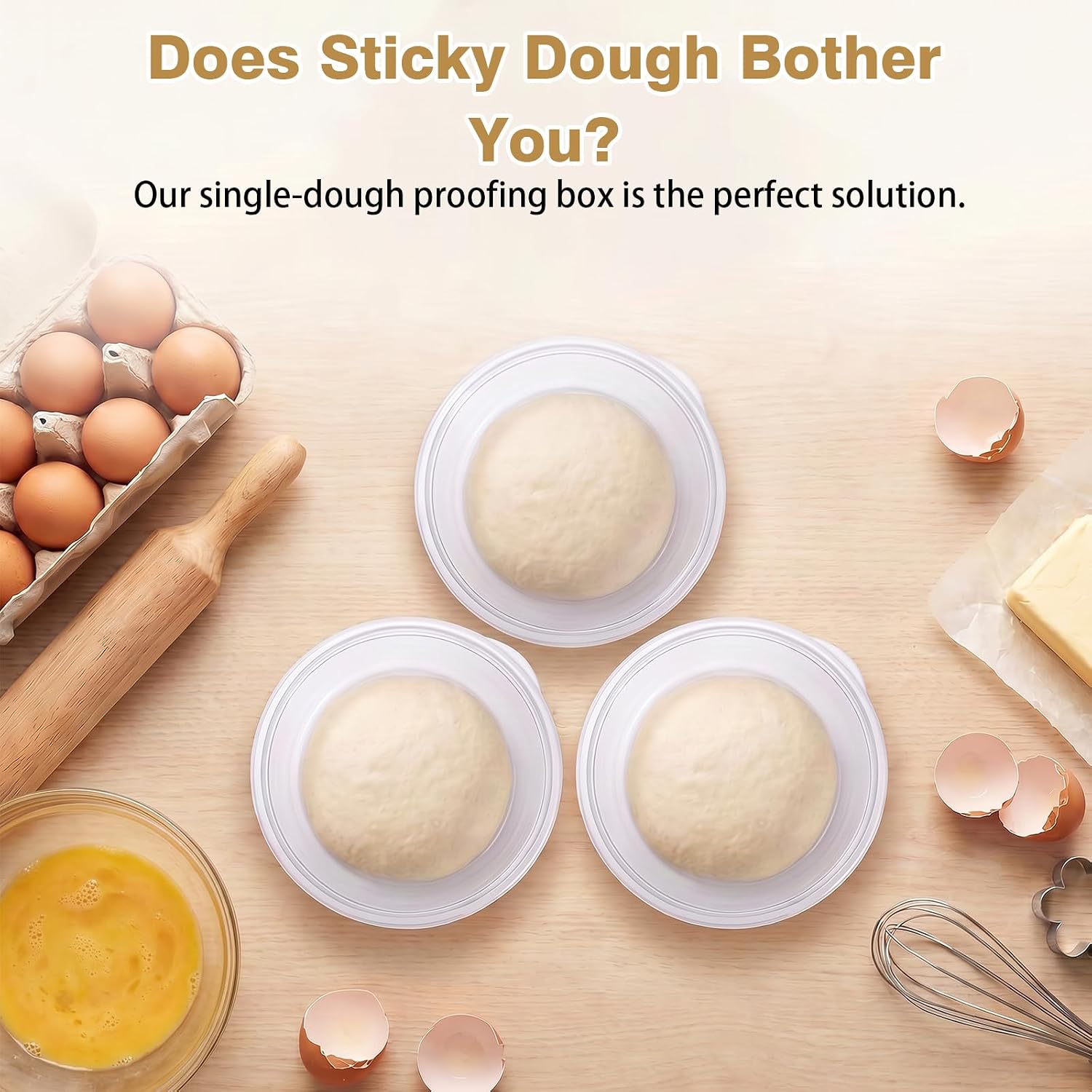12pcs Pizza Dough Proofing Container Box with Lids, 1100ML Stackable Pizza Dough Proofing Bowls, Clear Plastic Doughs Container for Home Bakery Kitchen Making Storage 12-16" Pizzas Doughs