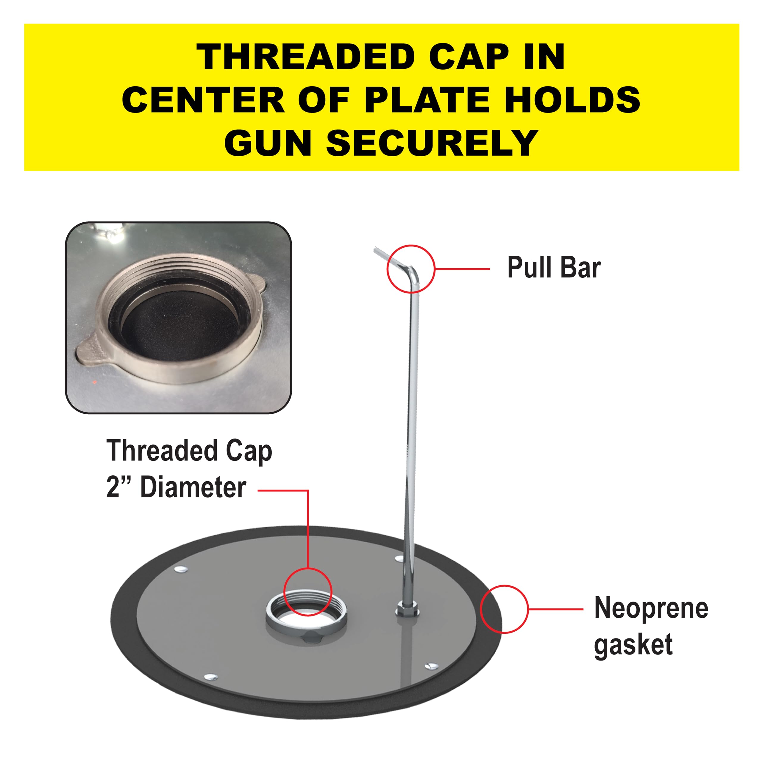 Albion 504-G01 Threaded Follow Plate -3 Albion 504-G01 Threaded Follow Plate -3