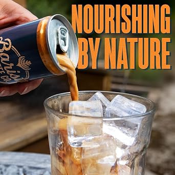 Barista Coffee Co. Medium Roast Caramel Latte Iced Coffee Drink Tin Can Multipack, Ready To Drink, 250 ml (Pack of 12)