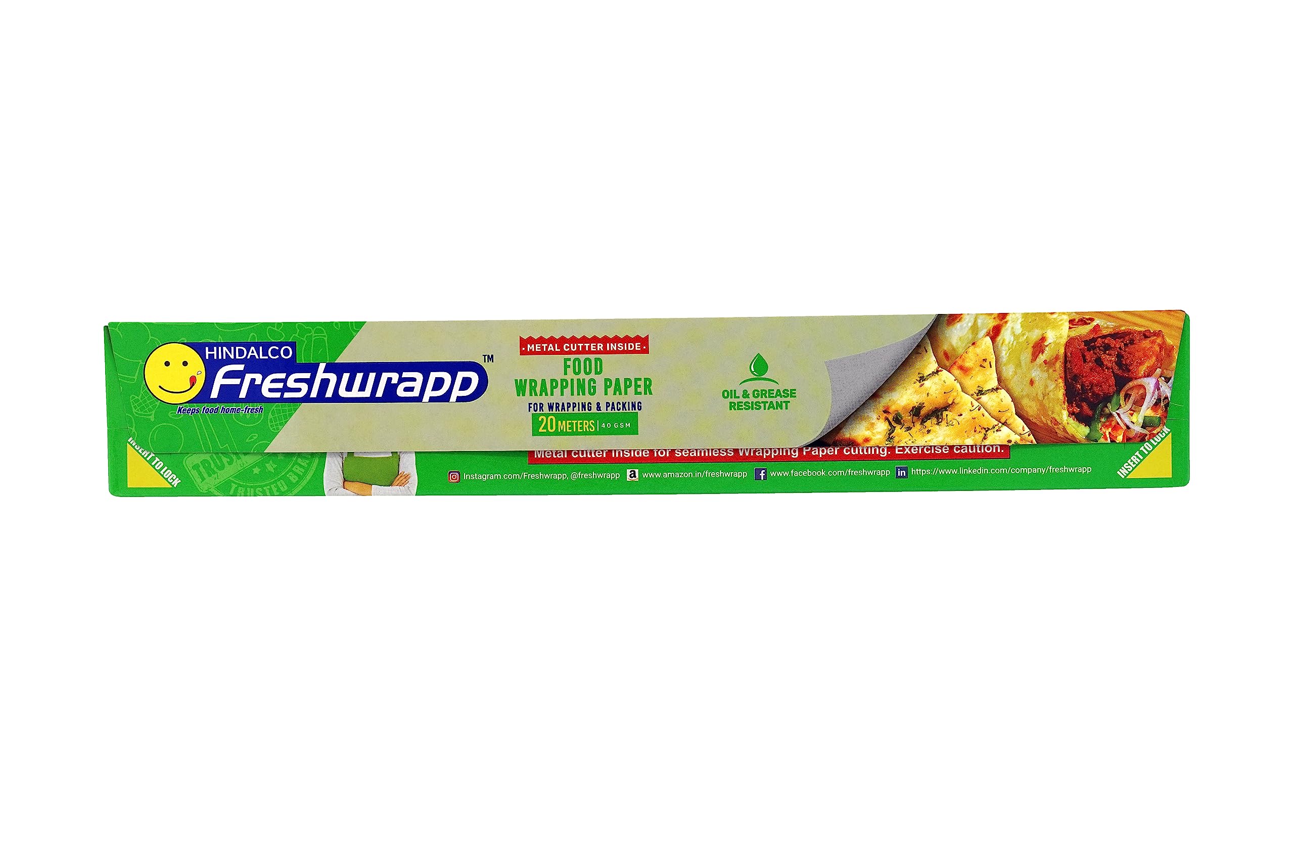 Freshwrapp Greaseproof Food Wrapping Paper (20 Meter) Pack of 2 - Image 3 thumbnail