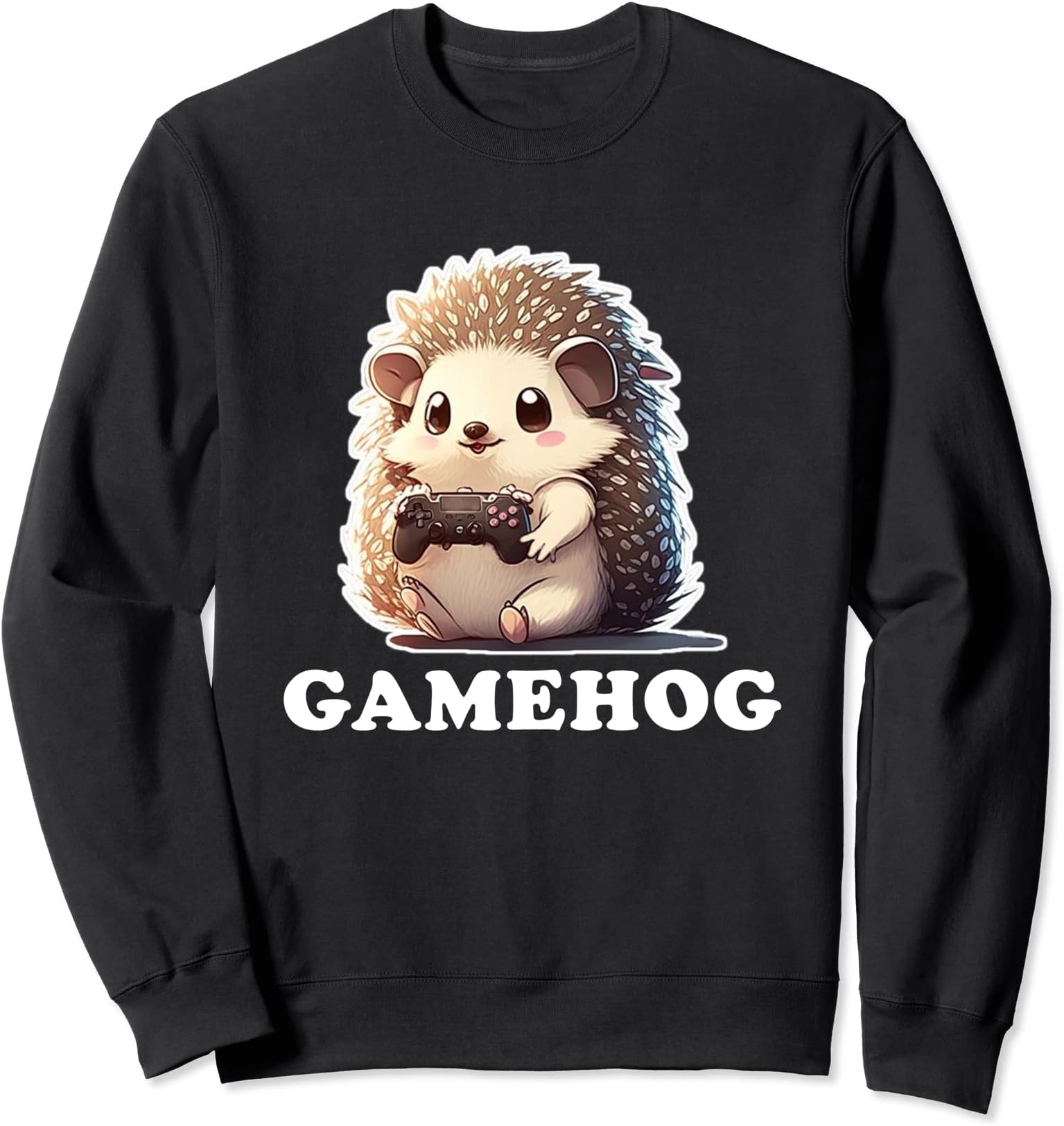 Gamehog Gamer Hedgehog Gaming Video Gamer Anime Kids Sweatshirt