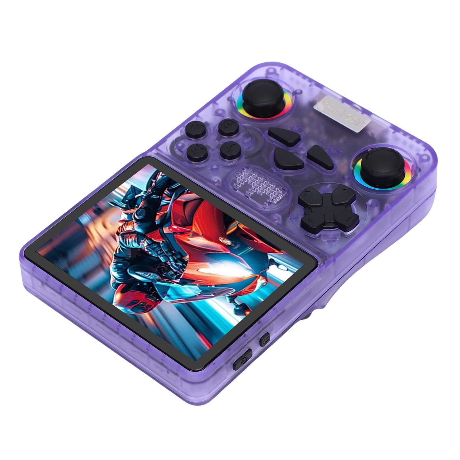 Goshyda Consola de Juegos Portátil Retro Precargada 30000 Juegos, Pantalla de 3,5 Pulgadas, Tarjeta de Memoria 64G, Reproductor de Videojuegos Portátil con 1G RAM, Regalo de Nostálgico para Niños