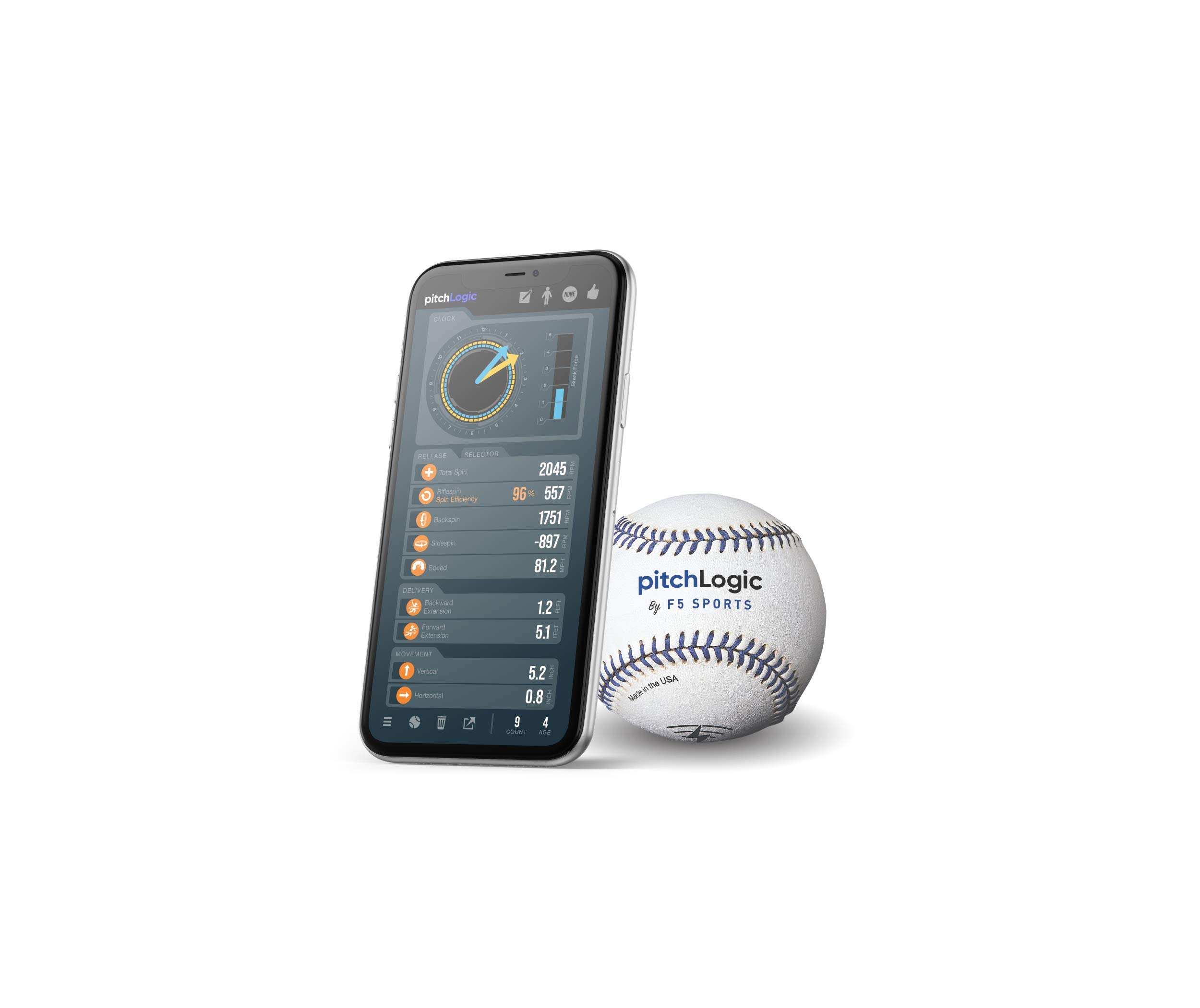 F5 Sports pitchLogic Ball and Mobile app Help Baseball Players of All Levels Train More Effectively.