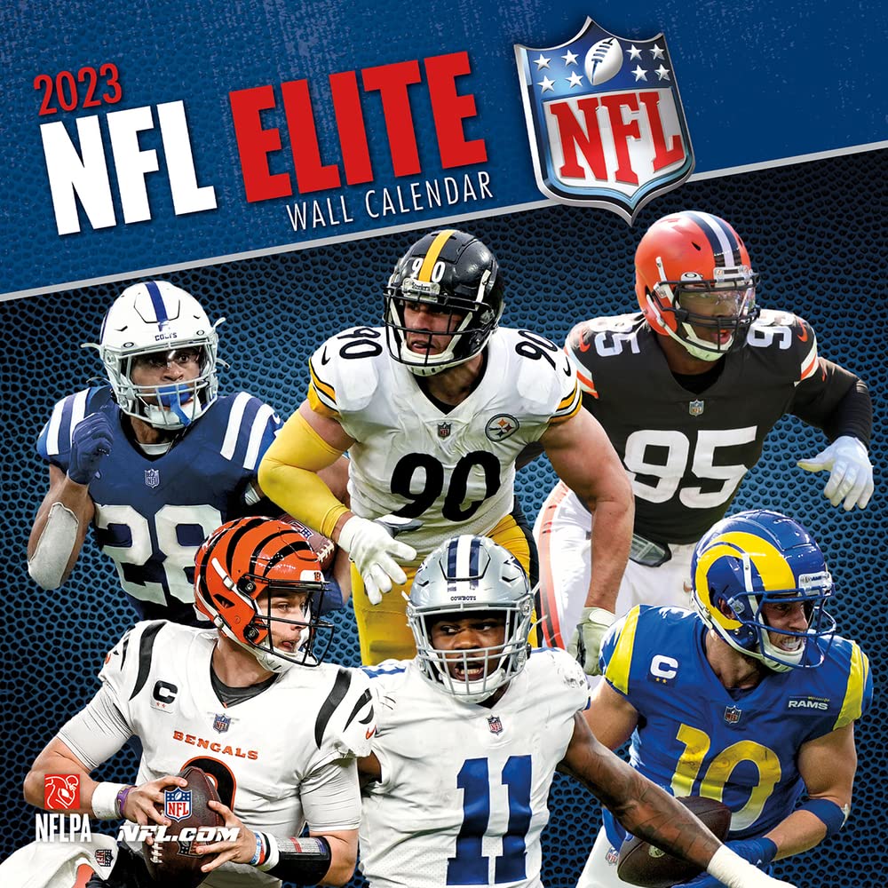 NFL Elite 2023 12x12 Wall Calendar