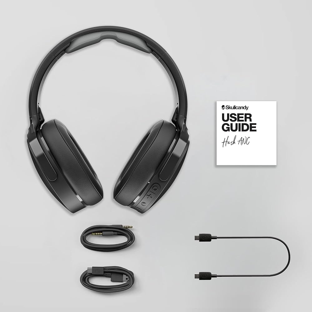 Skullcandy Bluetooth 5.0 ワイヤレスS6HHW-N747 Skullcandy Hesh ANC Noise Canceling Wireless Headphones