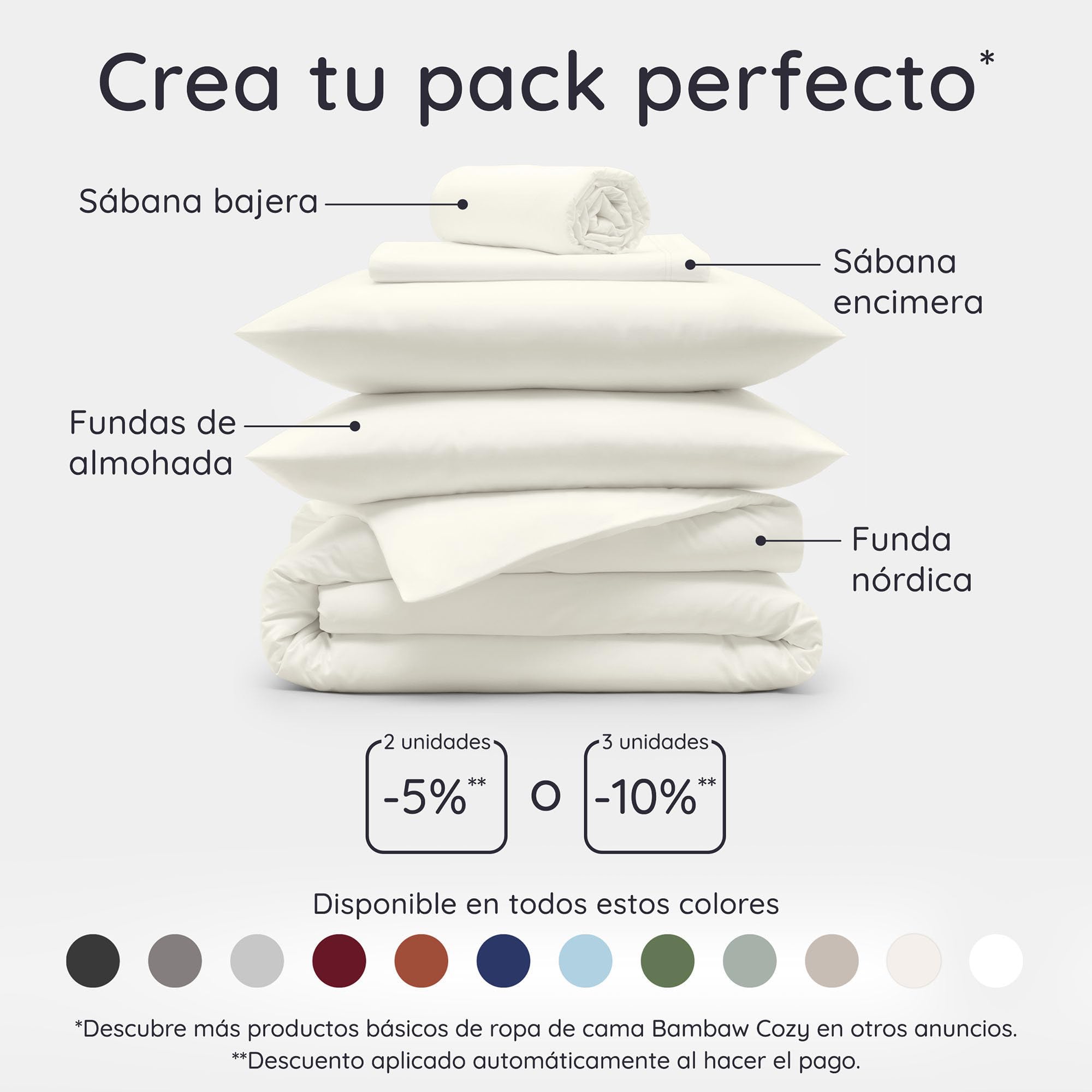 Bambaw Sábana Encimera Bambu Cama 150/160, 240x290 cm, Sabanas Fria para el Verano, Sabana Encimera Termica Refrescante, Ropa de Cama Bambu Suave, Antialérgica y Elegante (Beige)